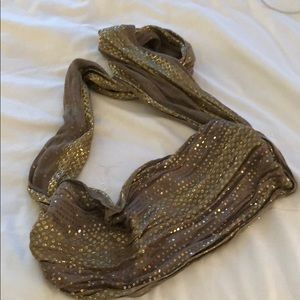 Gold infinity scarf for sale!